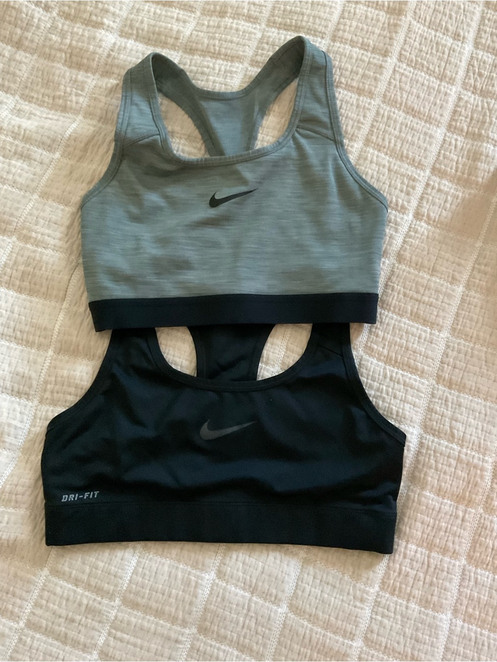 Nike Gray Dri-FIT Racerback Sports Bra (3 pairs)